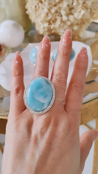 Larimar ring