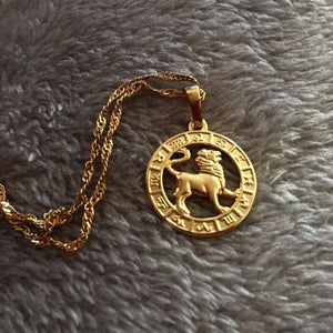 Sign necklace